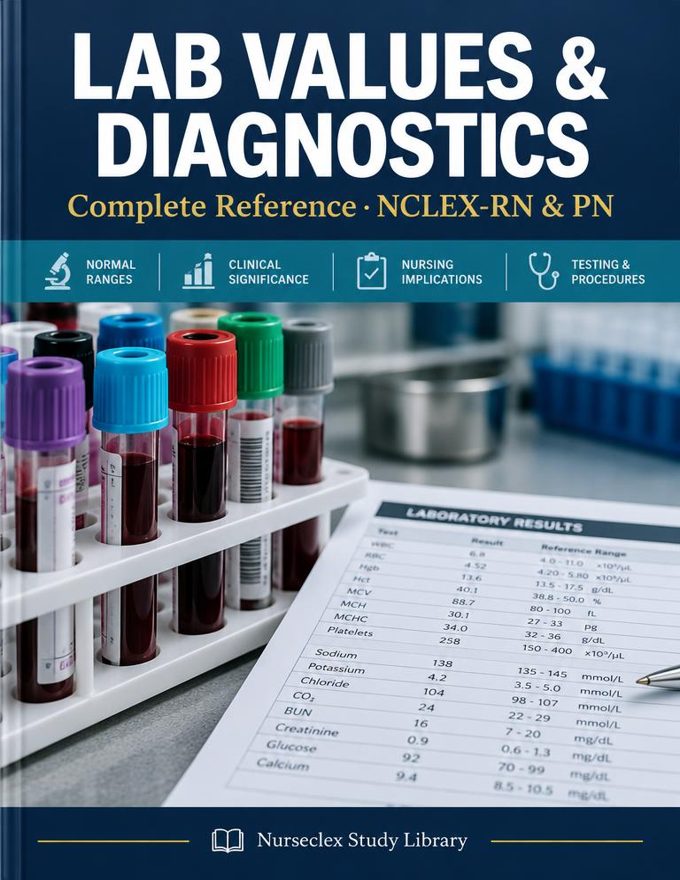 Lab Values & Diagnostics Complete Reference - Cover