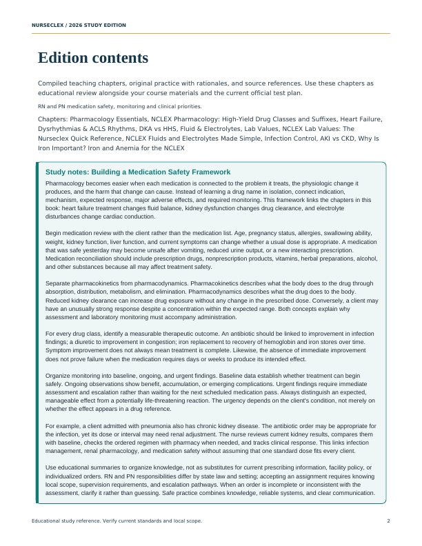 The Master Pharmacology Breakdown Guide - Contents