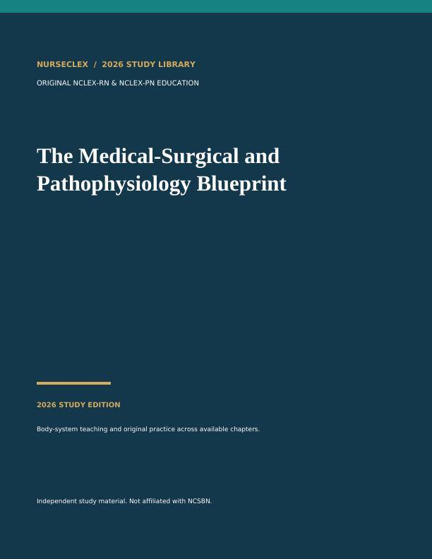 The Medical-Surgical & Pathophysiology Blueprint - Cover