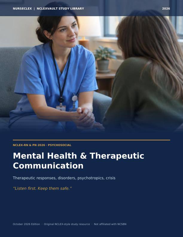 Mental Health & Therapeutic Communication - Cover