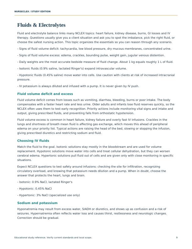 Renal & Urinary System Clinical Pathway Guide - Page 9